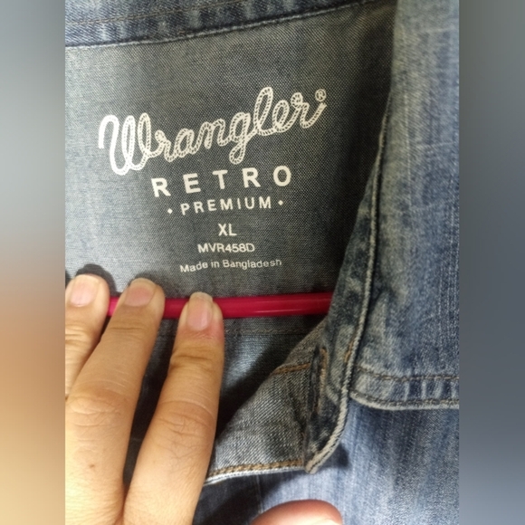 Wrangler Retro Premium Denim Shirt - Picture 2 of 11